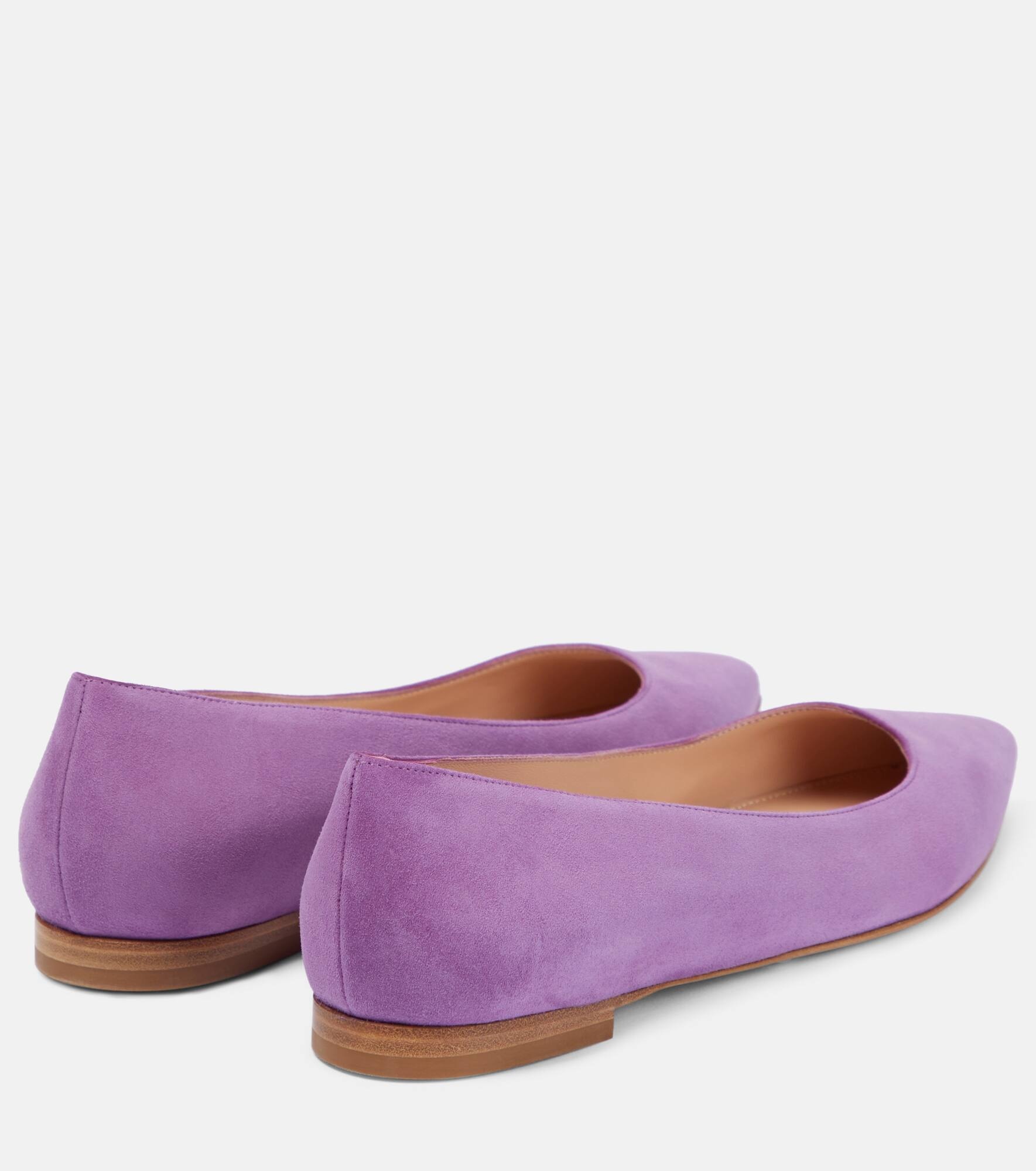 Gianvito suede ballet flats - 3