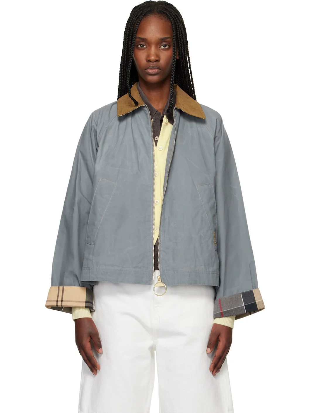 Gray Catlin Casual Jacket - 1