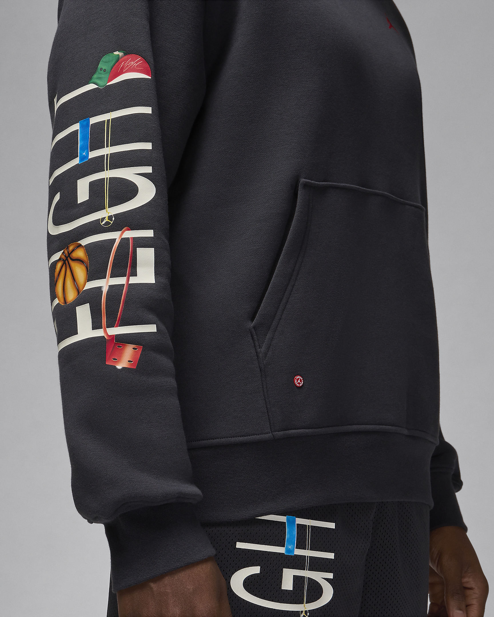 Men's Jordan Artist Series By Darien Birks Fleece Hoodie - 5