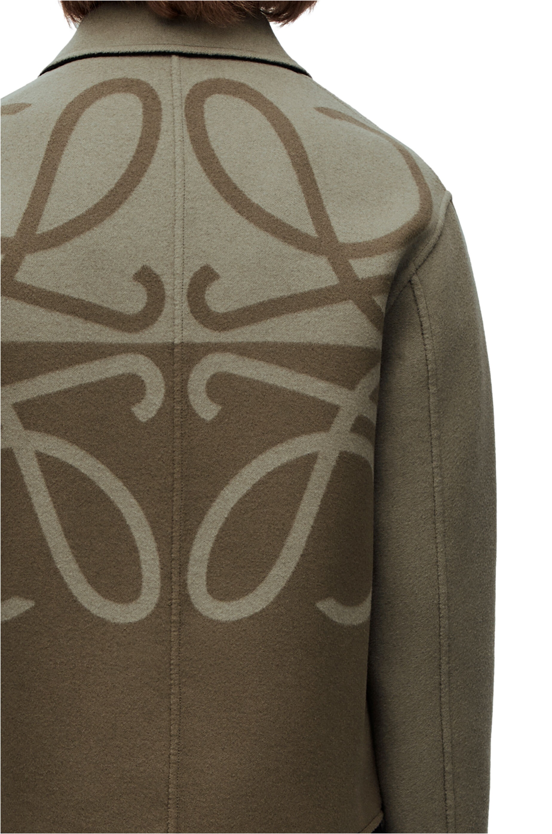 Reversible workwear jacket in wool, cashmere and silk - 5