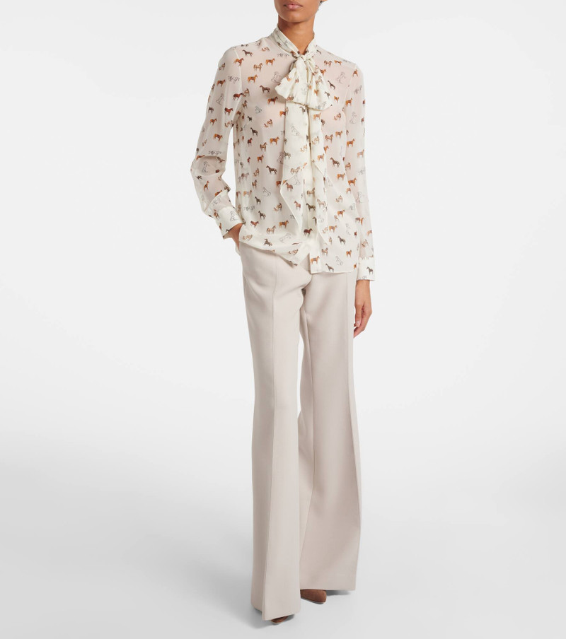 GABRIELA HEARST Shildon tie-neck silk blouse outlook