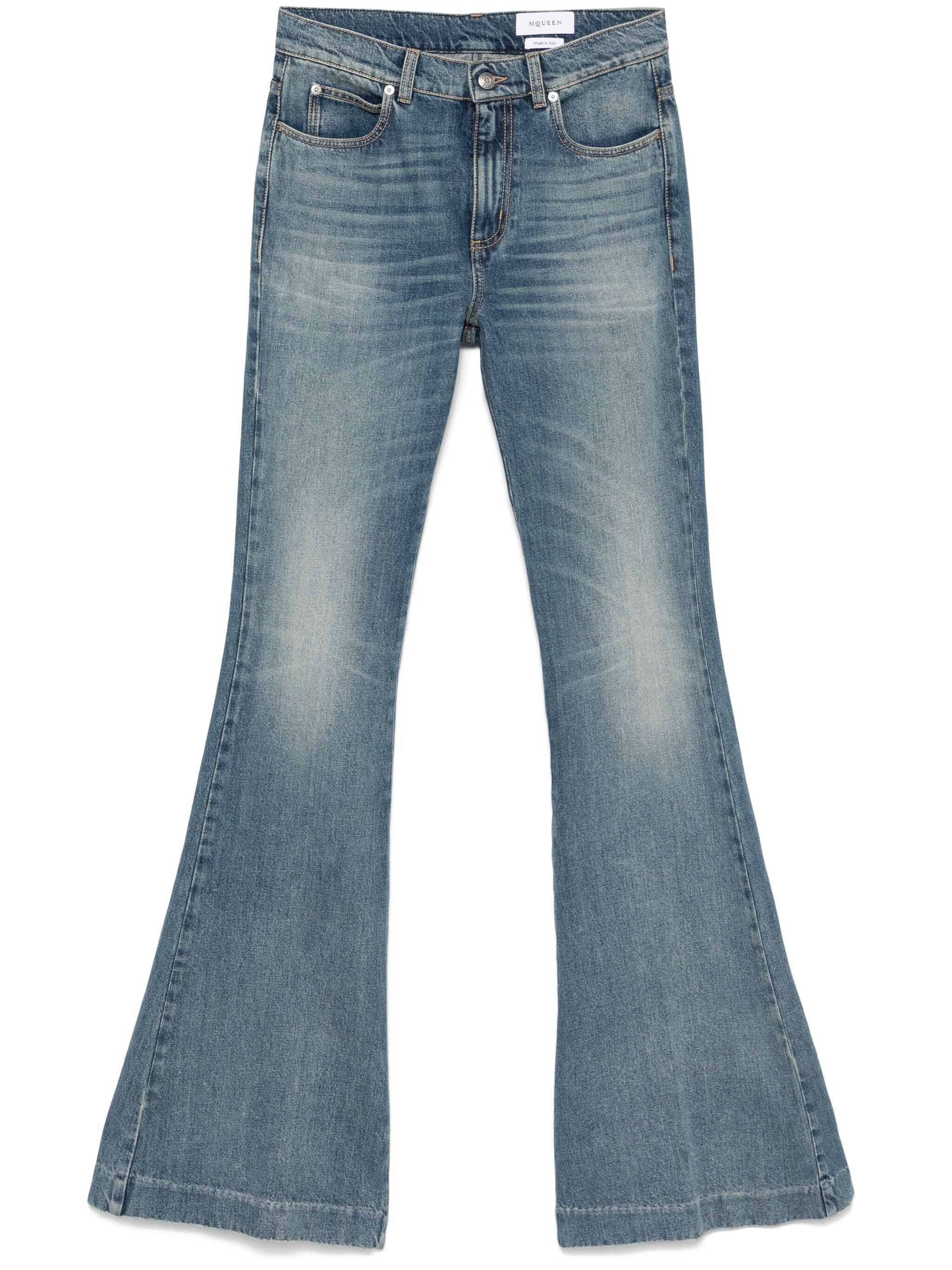 Mid-rise Flared Jeans - 1