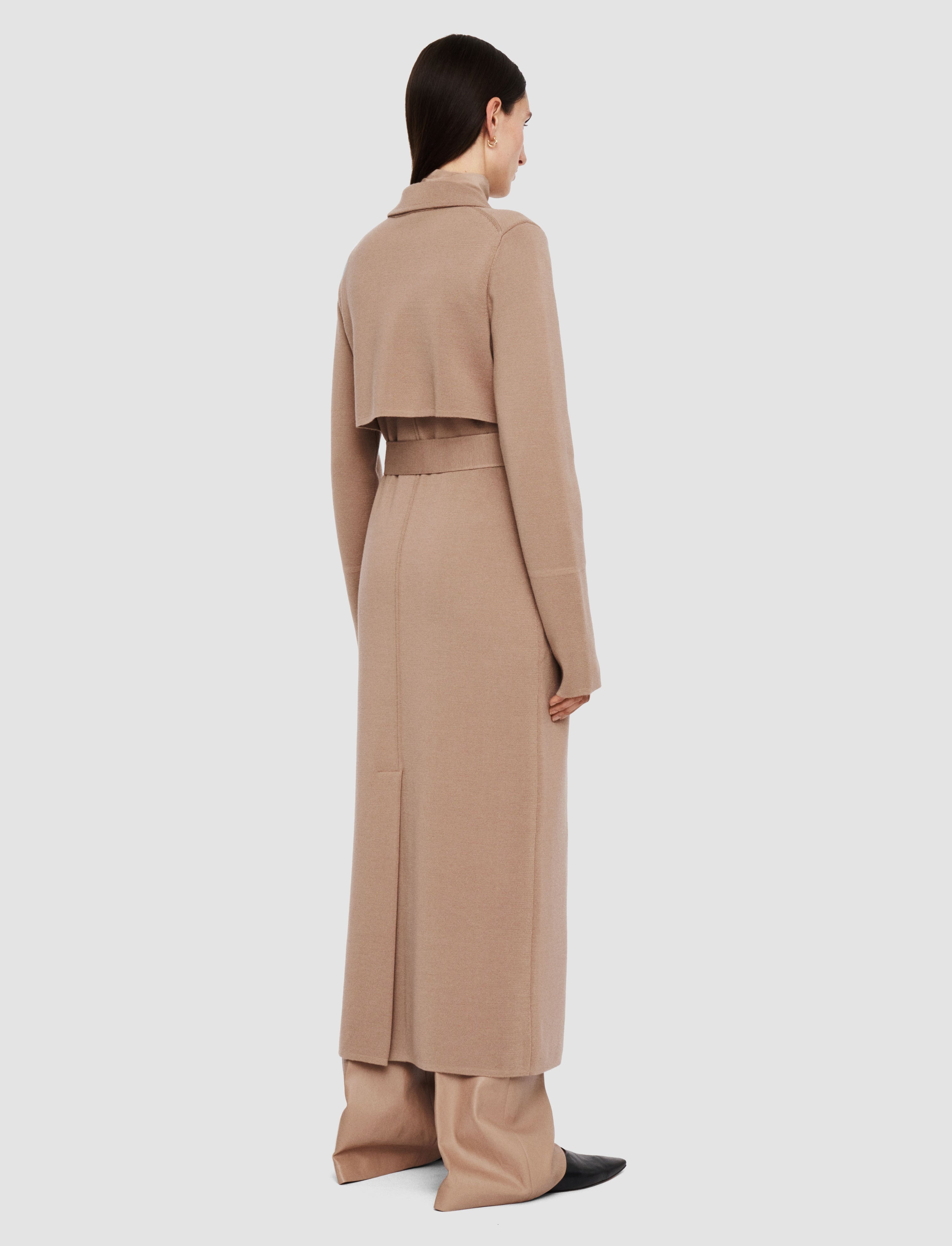 Milano Knitted Wool Coat - 4