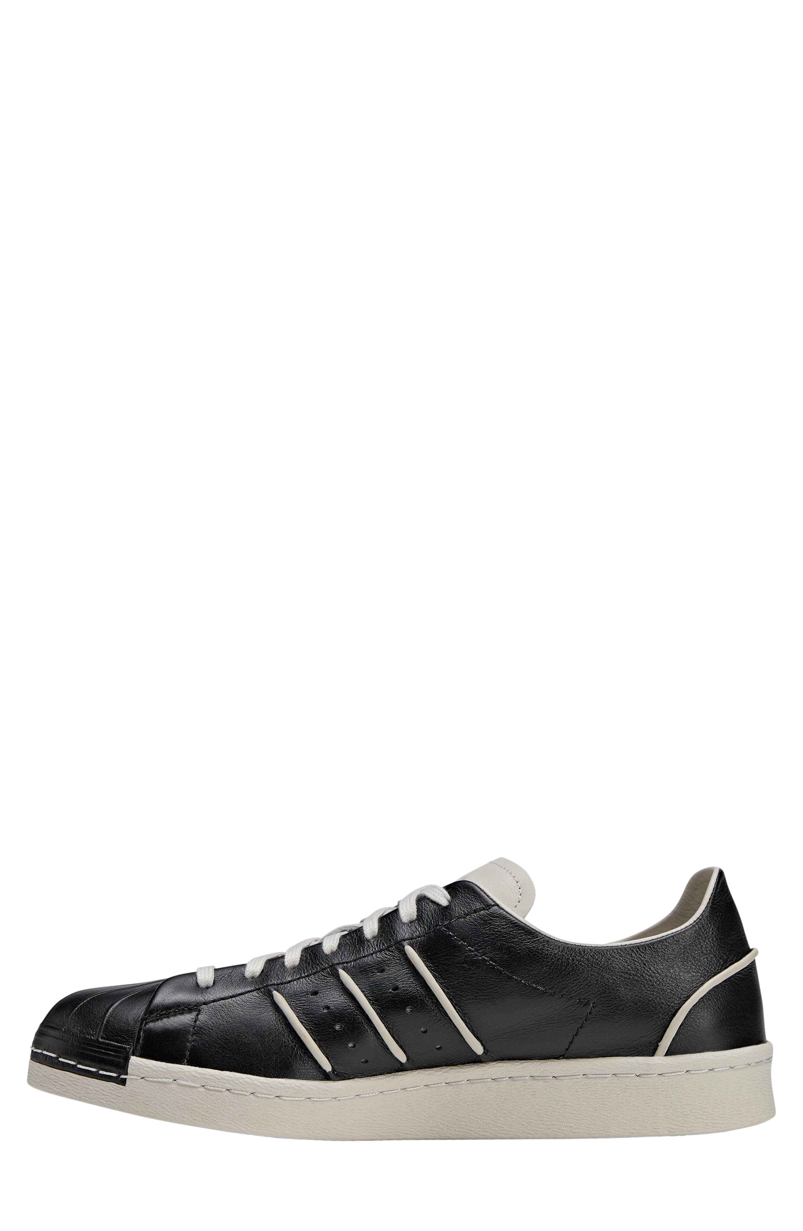Y-3 Superstar Sneaker in Black/Black/Talc at Nordstrom - 6