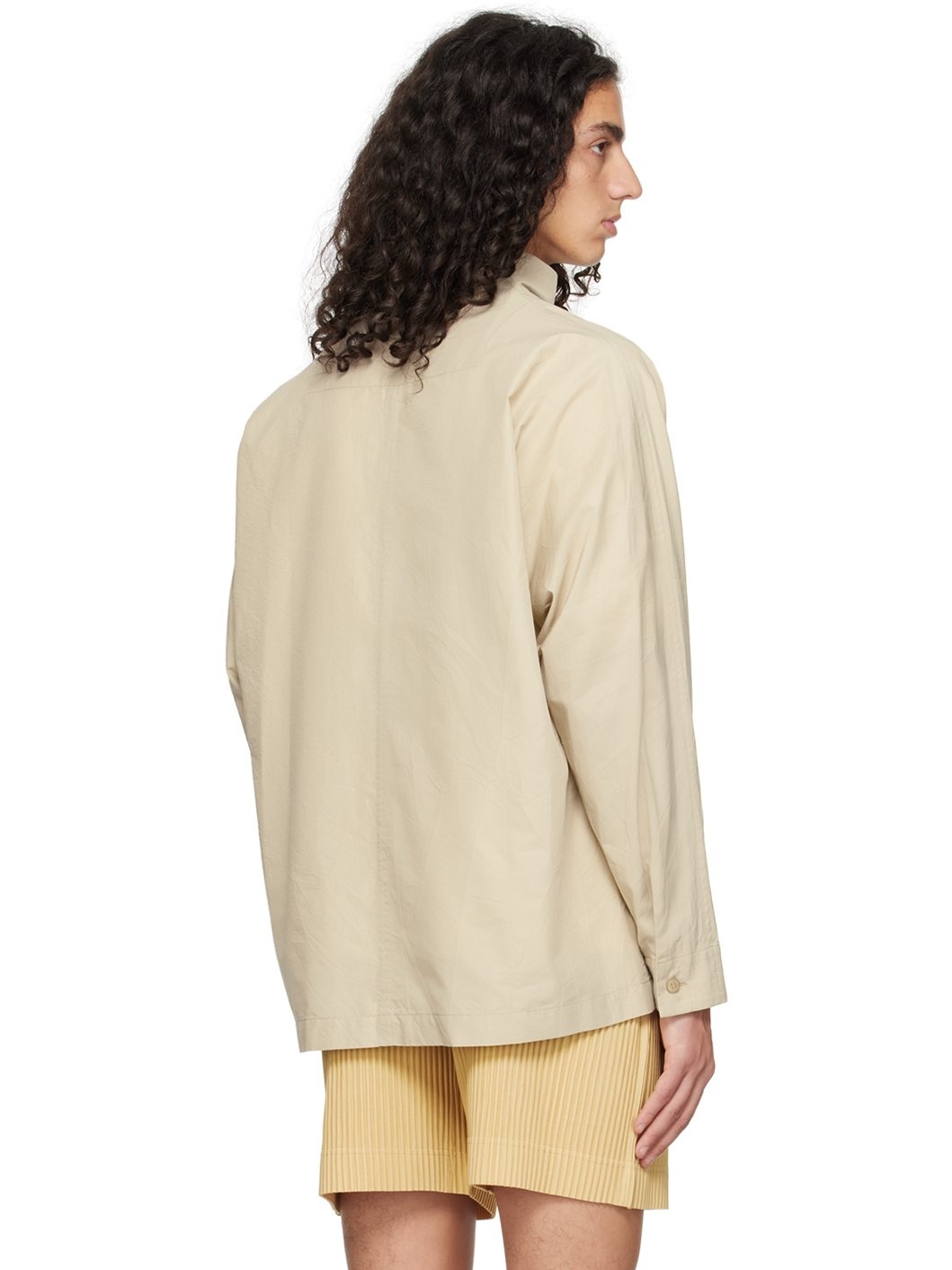 Beige Blank Shirt - 3