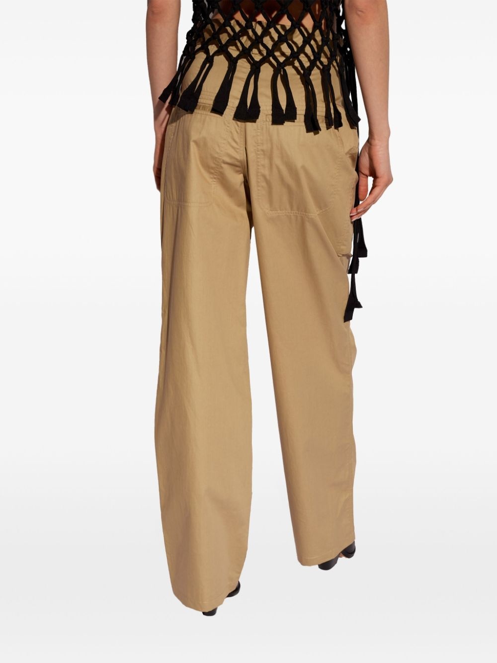 Jolande cotton cargo trousers - 4