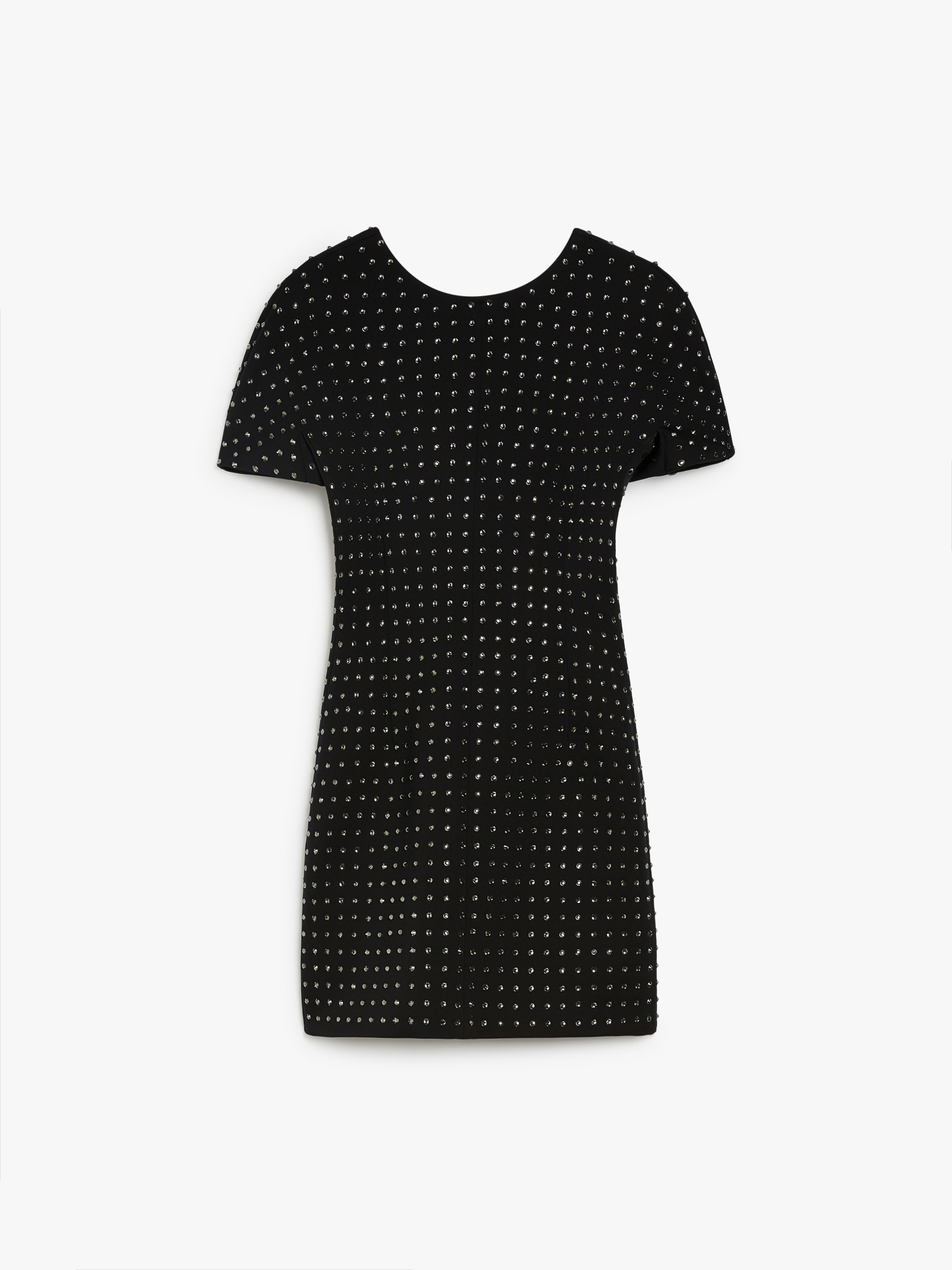 COCCO Crew-neck dress with rhinestones - KLEPSYDRA CAPSULE - 1