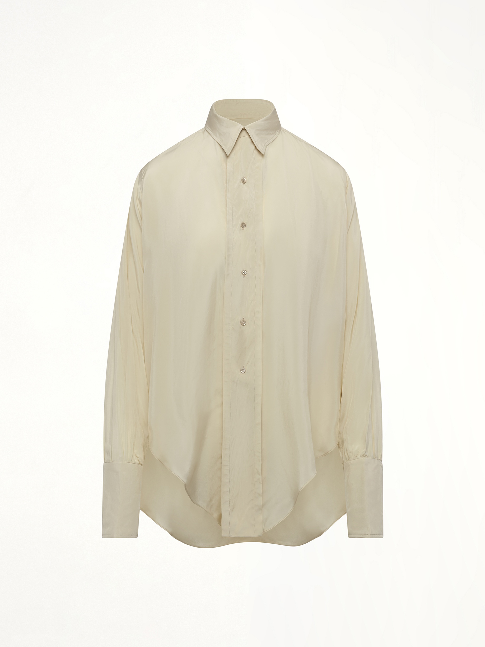 Long-sleeved Shirt in Almond - 2
