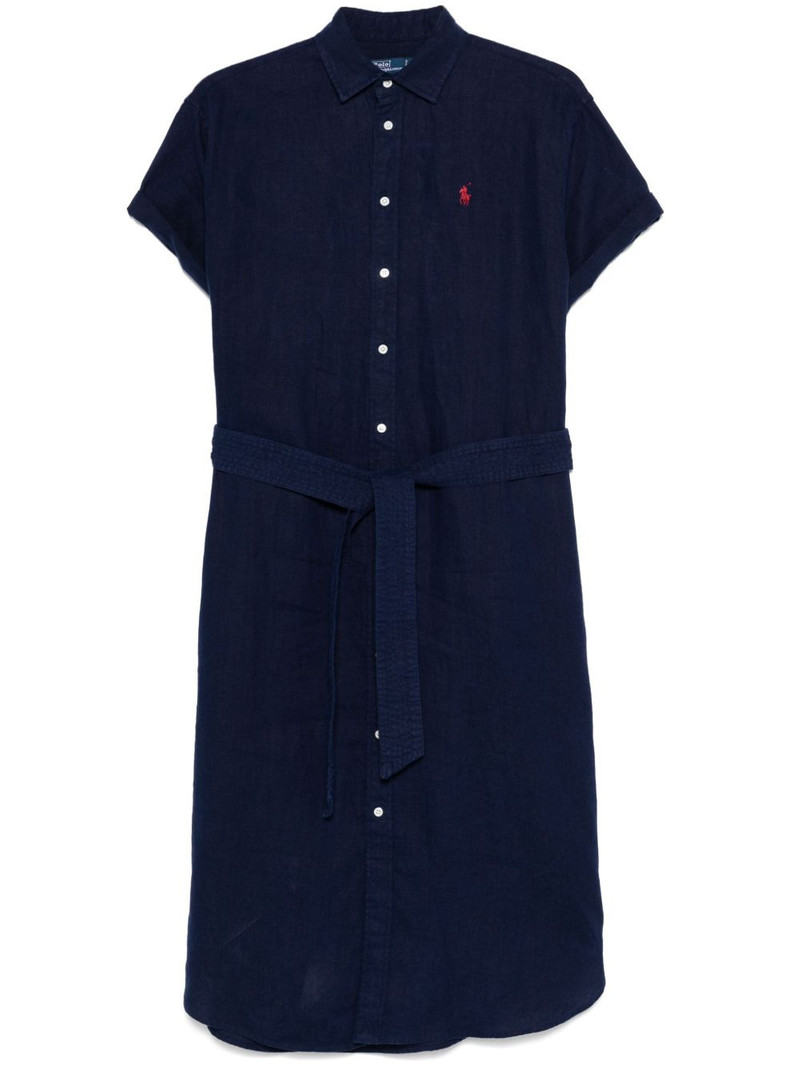 Oxford belted midi dress 1