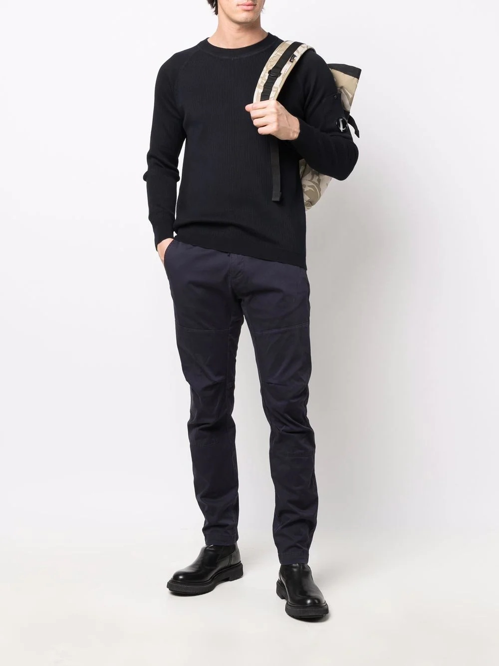 slim-fit chino trousers - 2