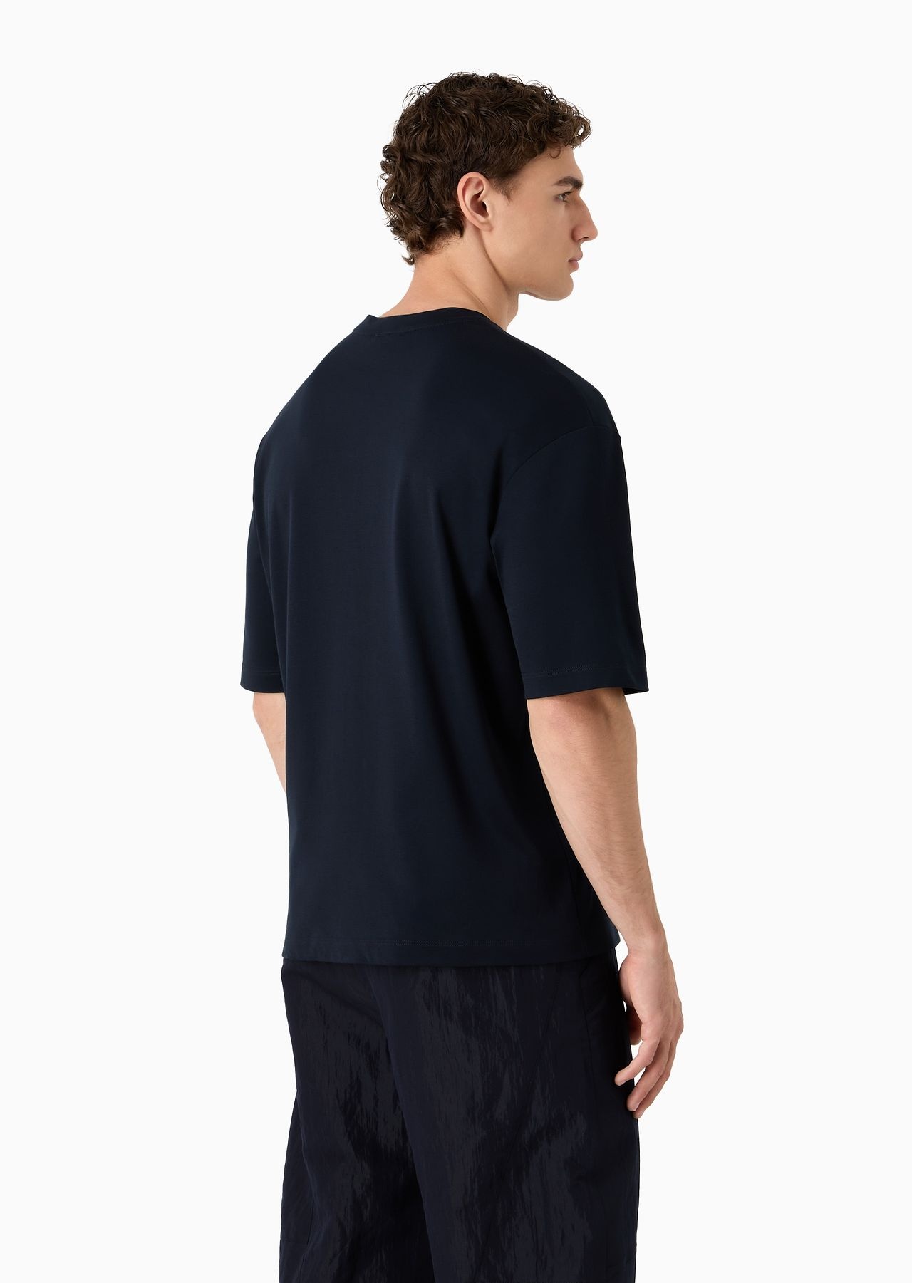 Organic cotton jersey crew-neck T-shirt - 3