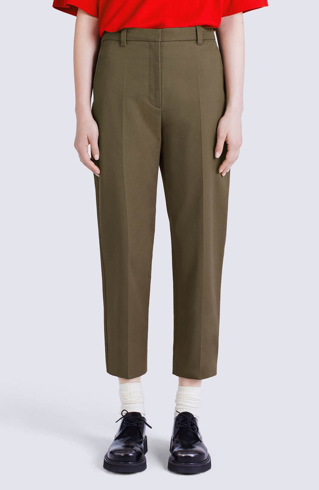 Cropped tailored trousers - 5