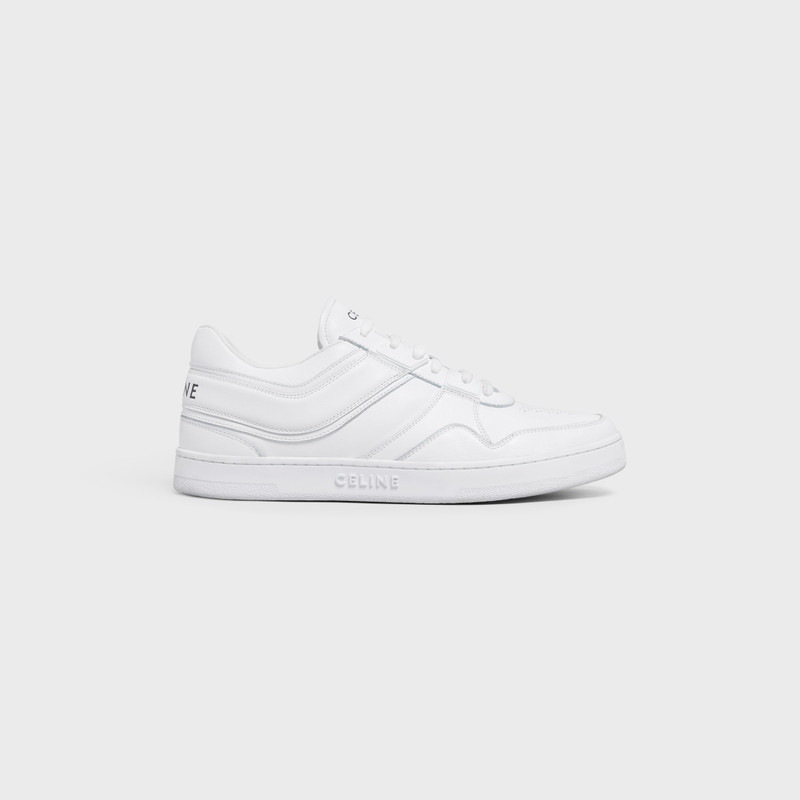 CELINE TRAINER LOW LACE-UP SNEAKER in CALFSKIN 1
