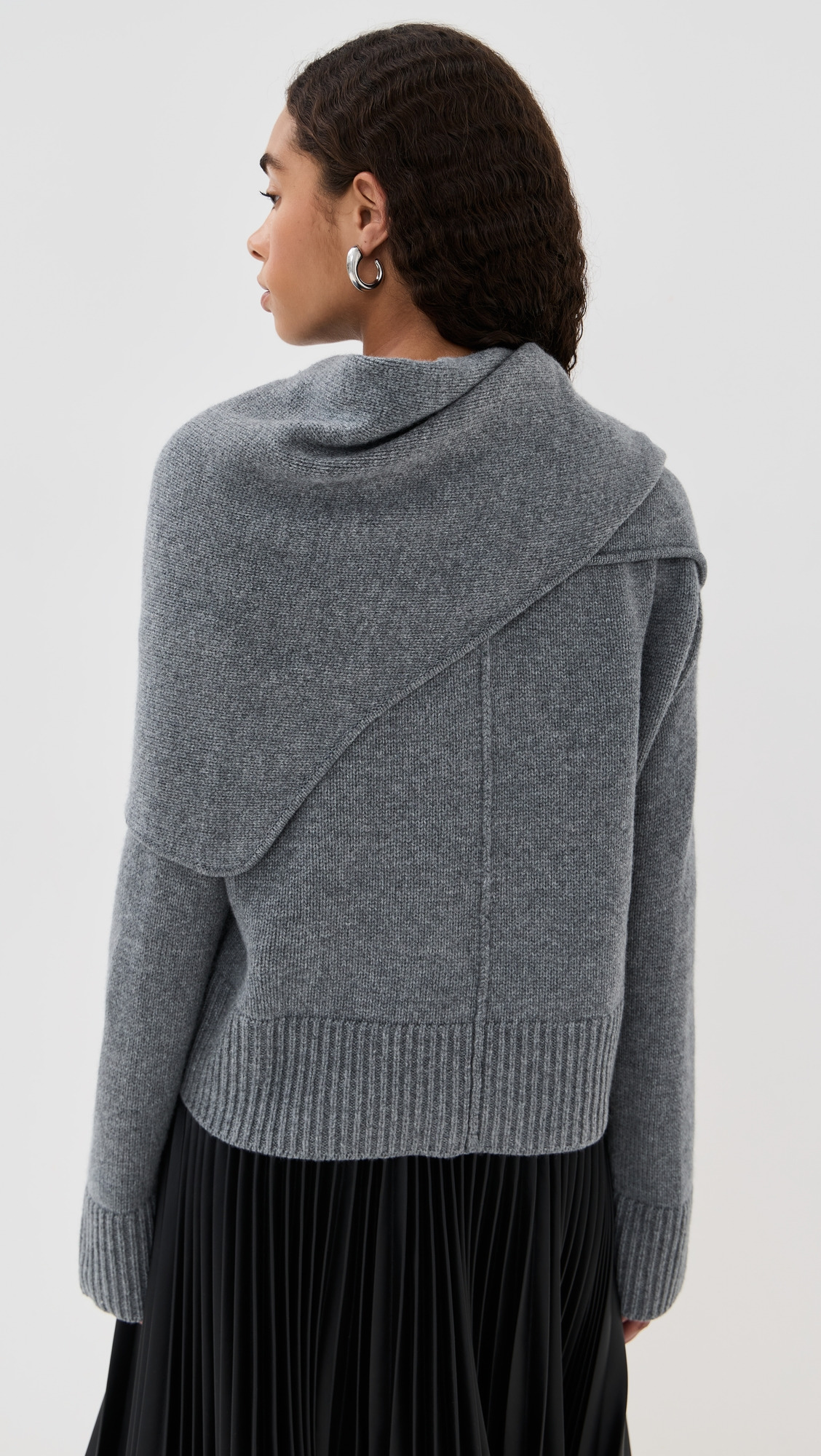 Elson Scarf Sweater - 3