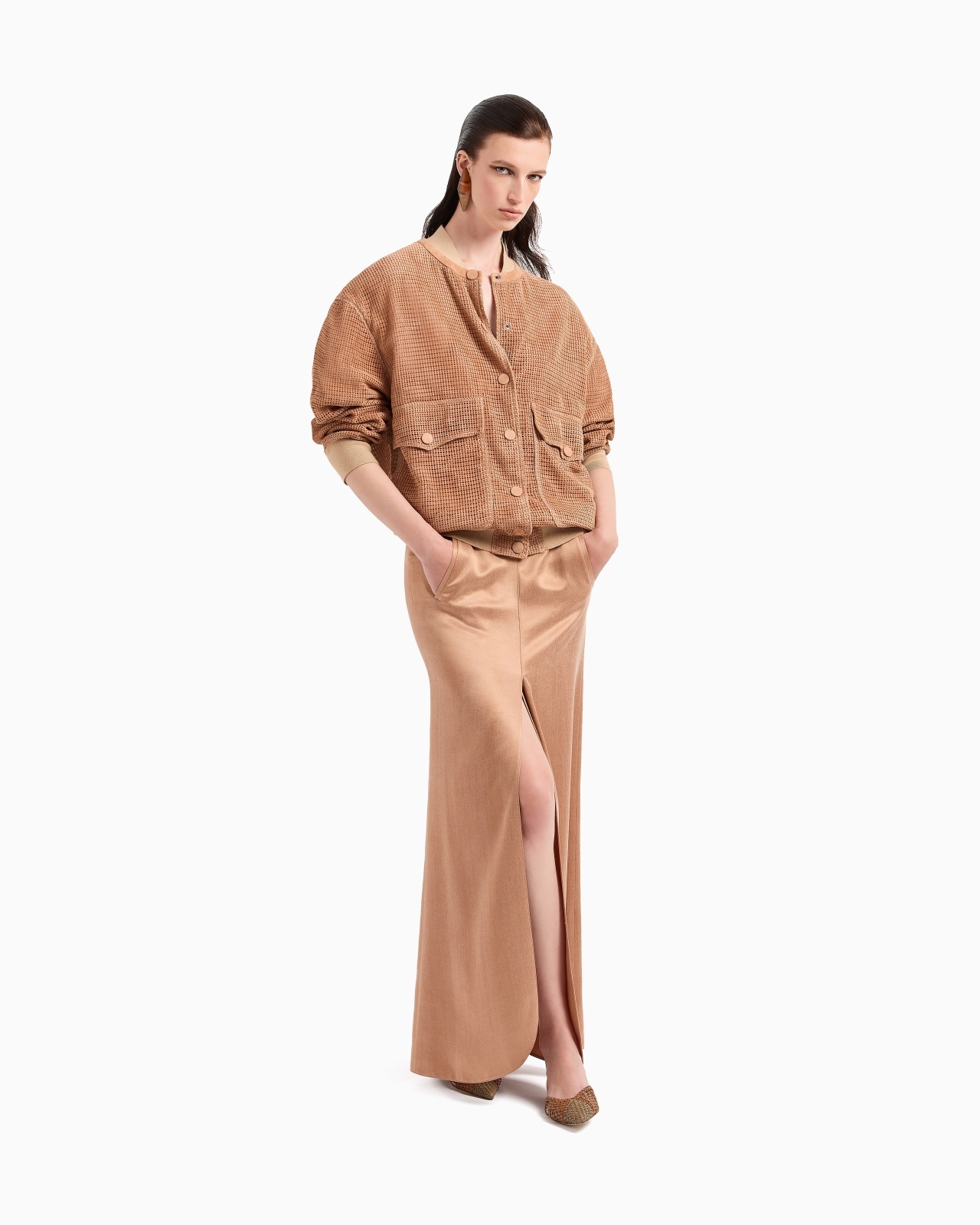 PERFORATED SUEDE BLOUSON - 2