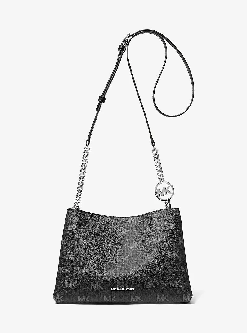 Christina Small Signature Logo Crossbody Bag - 1