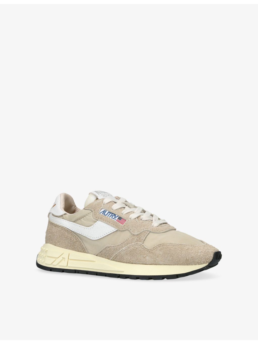Reelwind Panelled Suede and Woven Low-Top Trainers - 3
