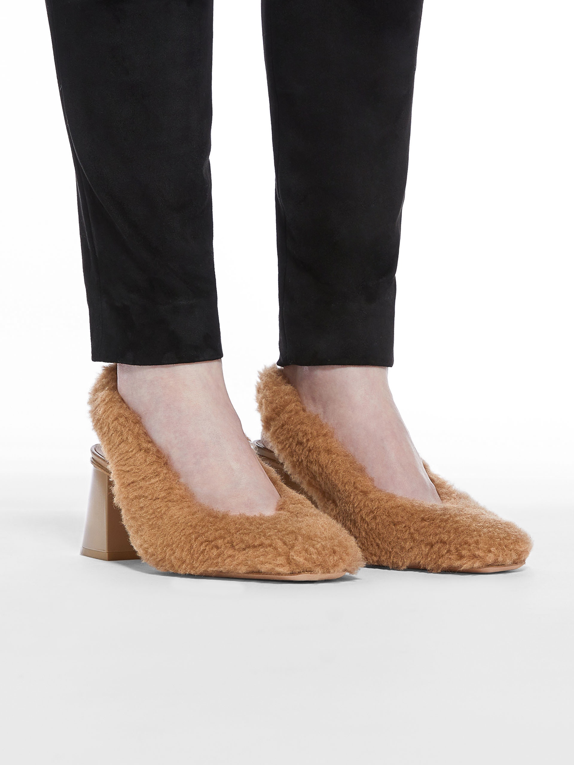 CLAREC Camel slingbacks - 6