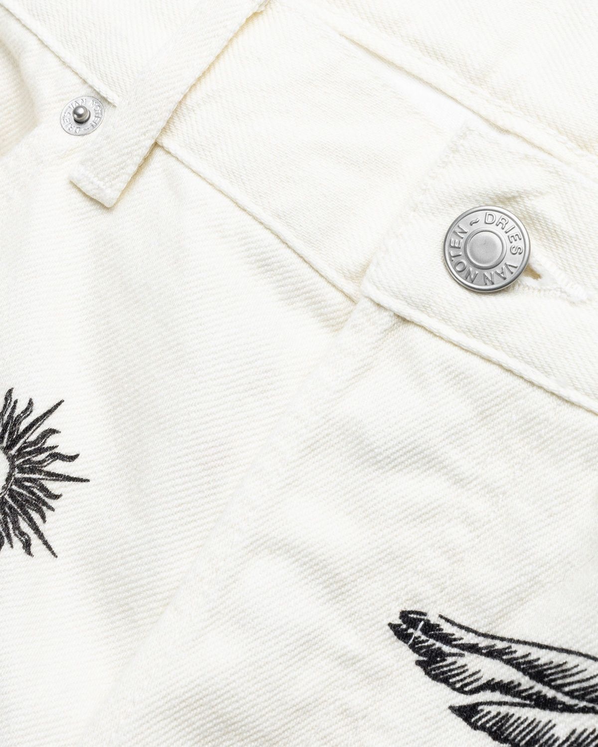 Dries van Noten – Panthero Pants White - 5