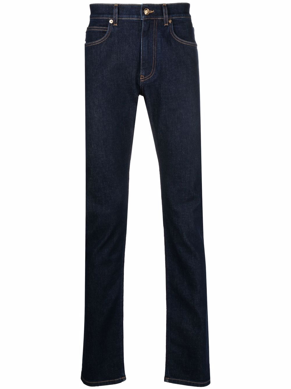 mid-rise slim-fit jeans - 1