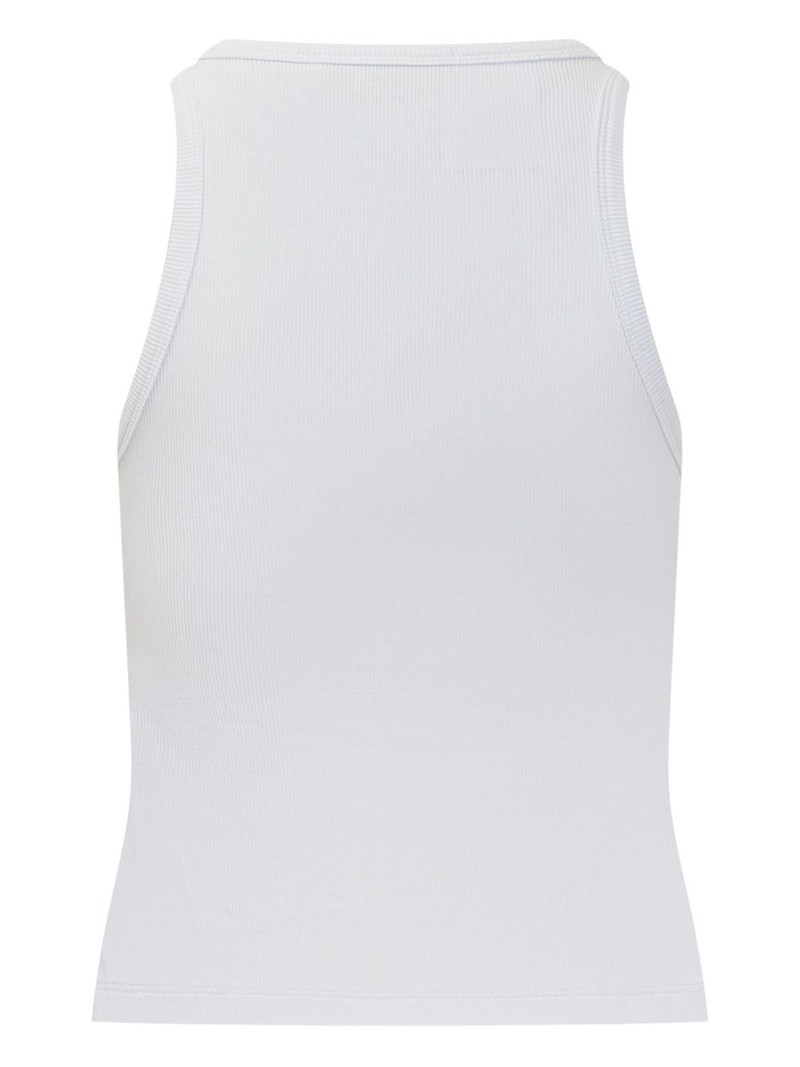 MSGM graphic-print top outlook