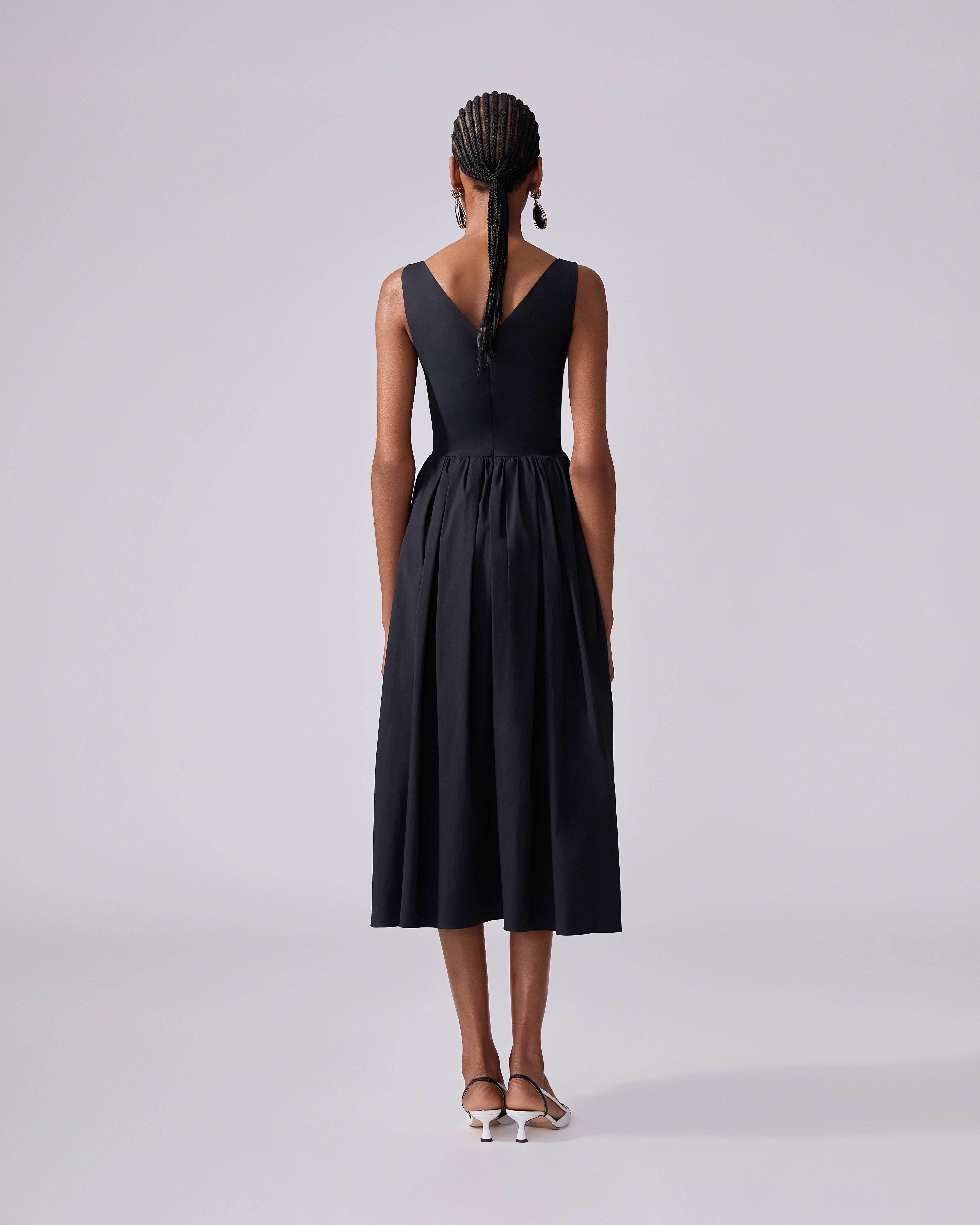 Gathered Midi Dress - 3