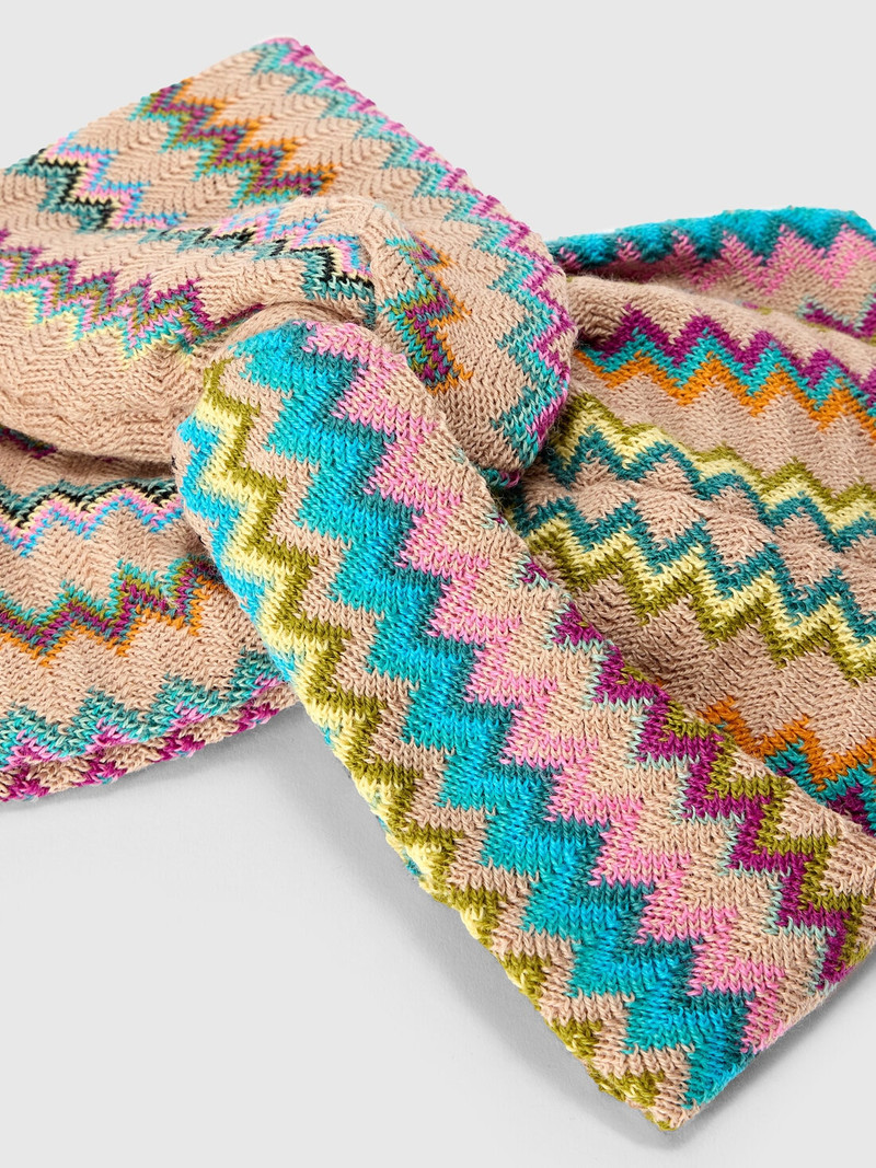 Missoni Wool-blend headband with central twist outlook