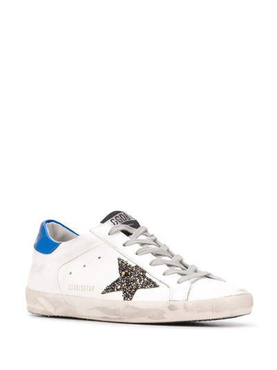 Golden Goose Superstar glitter detail sneakers outlook