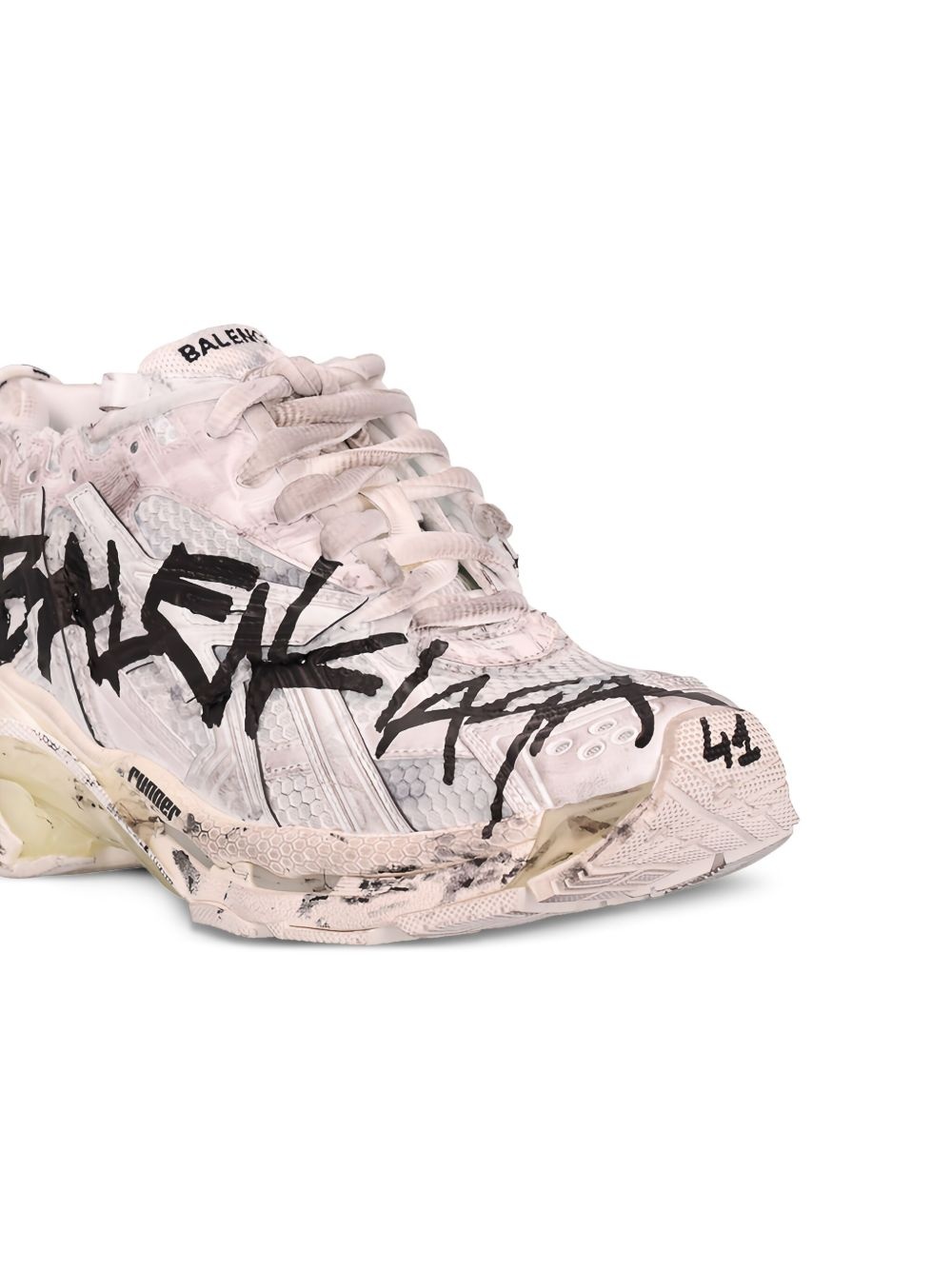 graffiti-print sneakers - 4