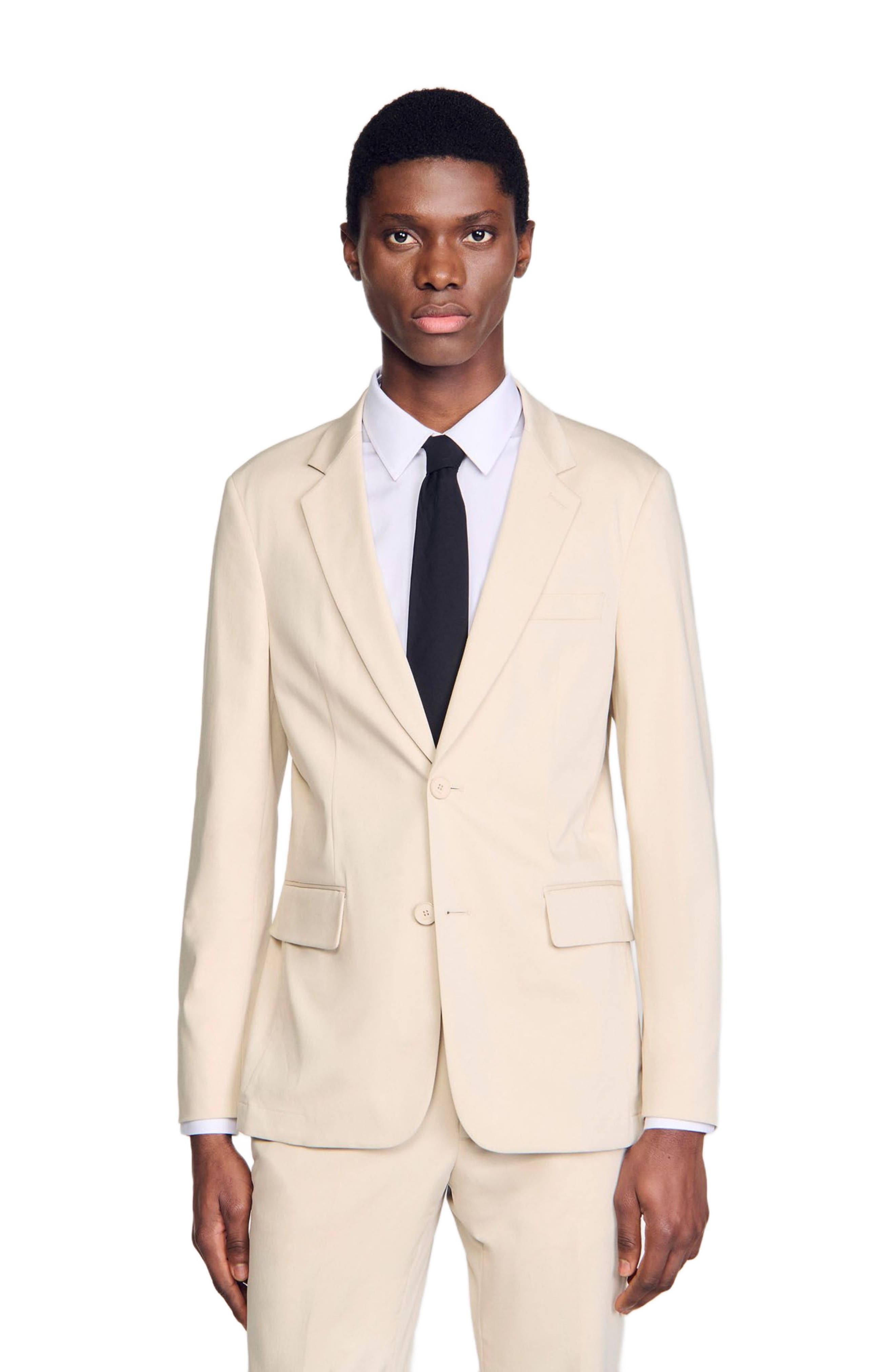SANDRO Suit jacket in Ivory. at Nordstrom - 3