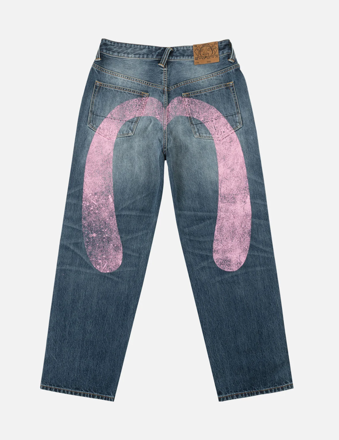 Pink Daicock Ripped Jeans - 1