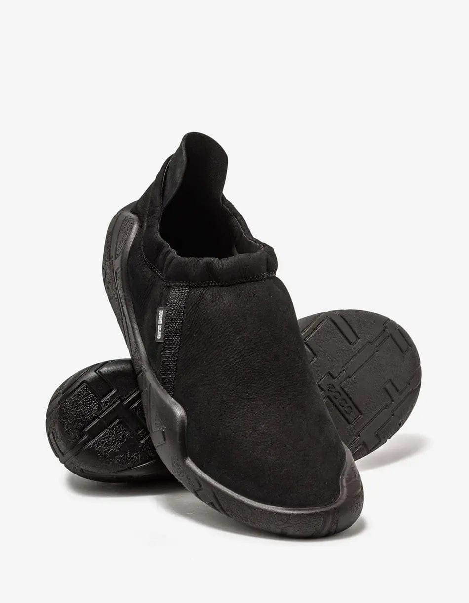 Stone Island Shadow Project Black Slip-on Suede Trainers - 2