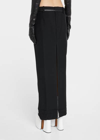 Marc Jacobs Long Trouser Skirt with Skinny Leather Belt outlook