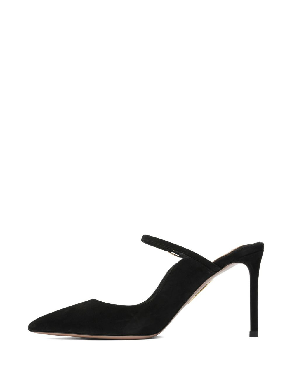 ankle-strap suede pumps - 5