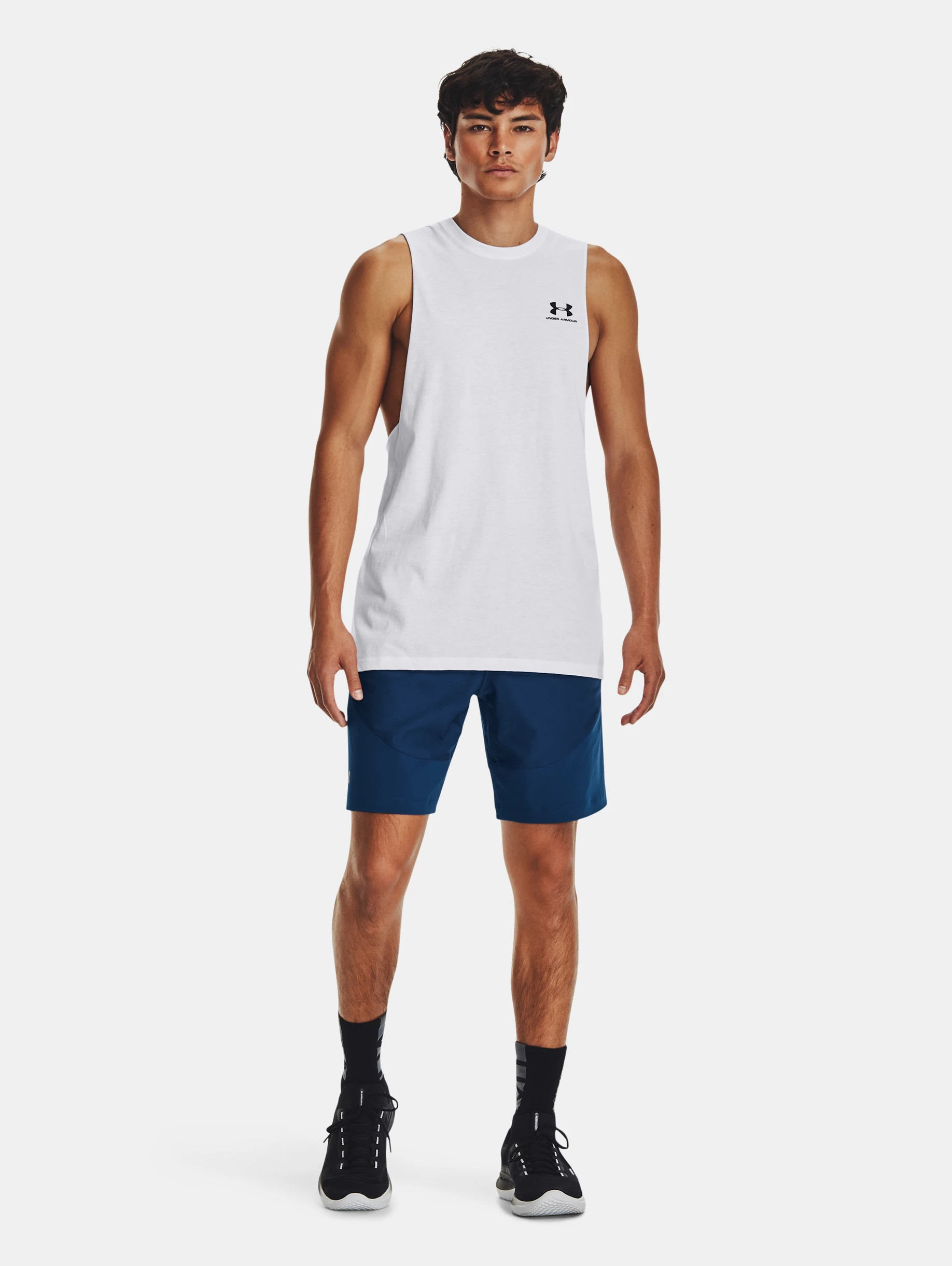Men's UA Left Chest Cut-Off Tank - 6