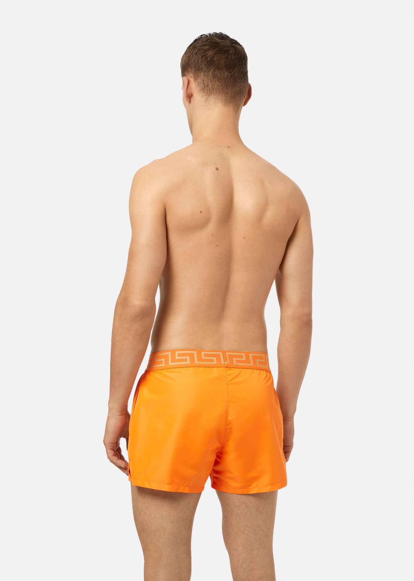 Greca Border Short Swim Shorts - 3