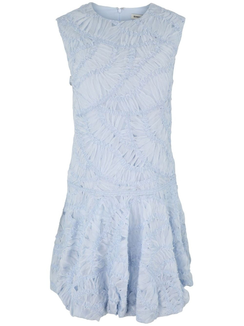 Vallan ruffle-detail minidress 1