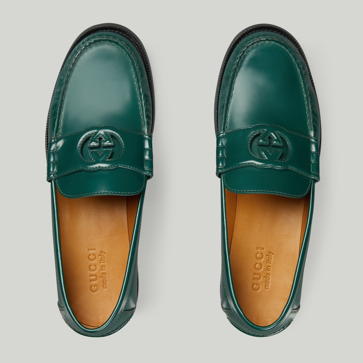 Men's Interlocking G mocassin - 4
