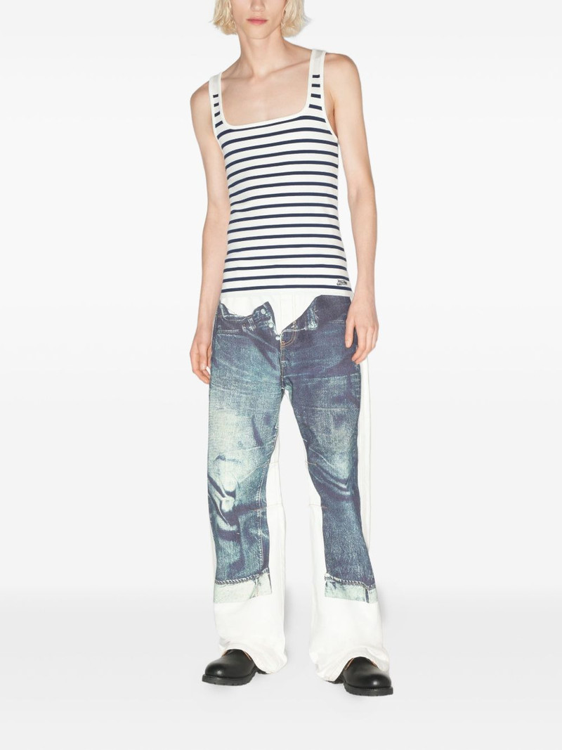 Jean Paul Gaultier Sailor striped tank top outlook