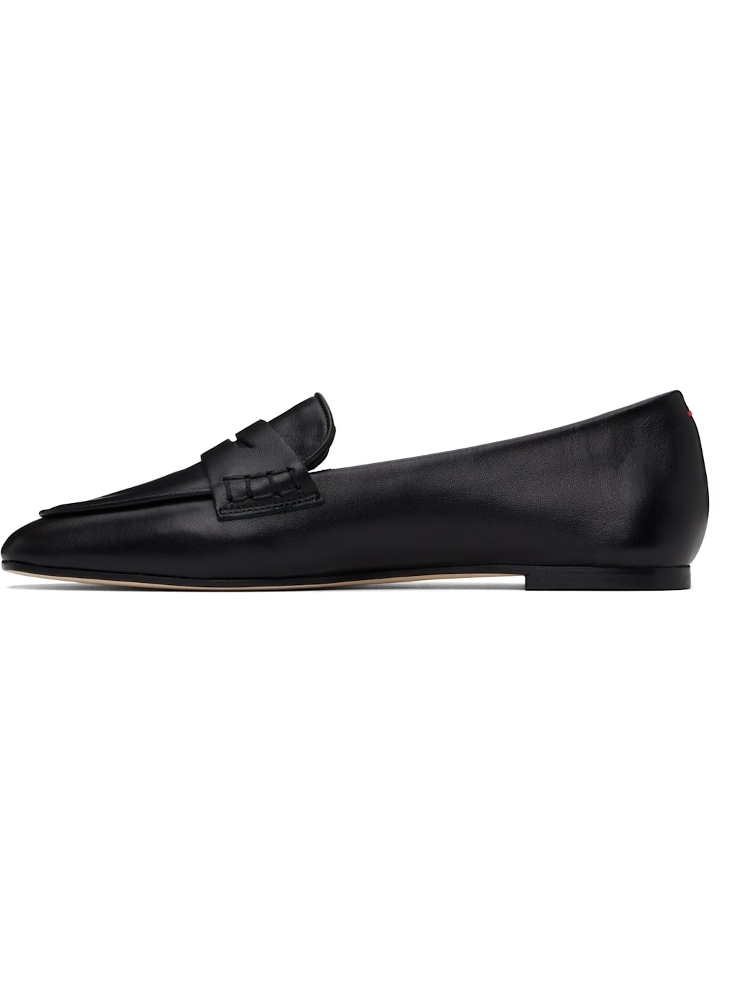 Black Alfie Leather Loafers - 3