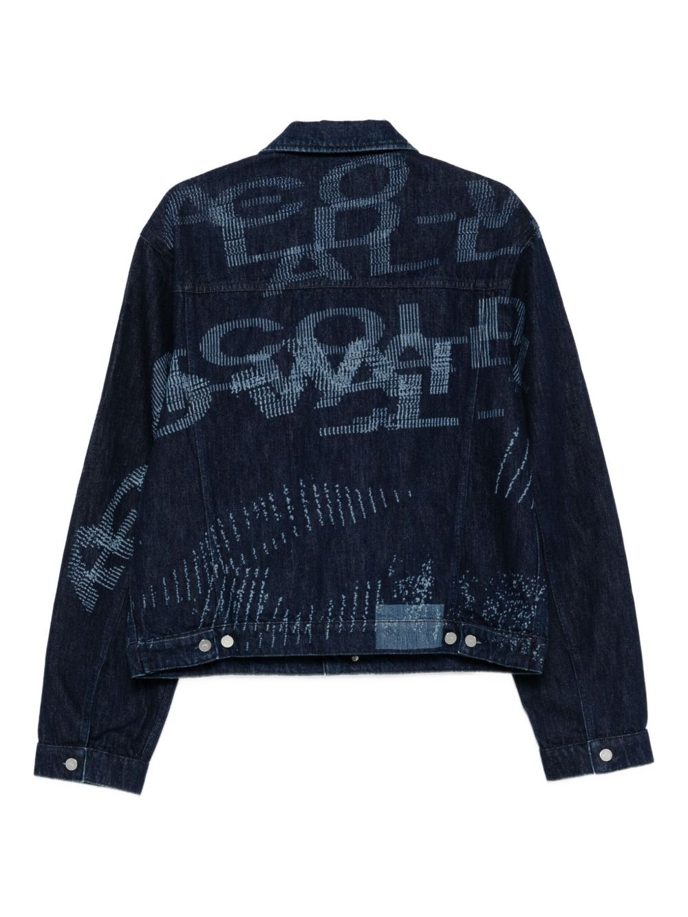 Annex graphic-print denim jacket - 2