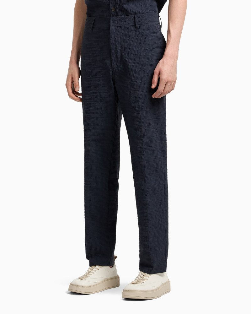 EMPORIO ARMANI NYLON SEERSUCKER CHINOS outlook