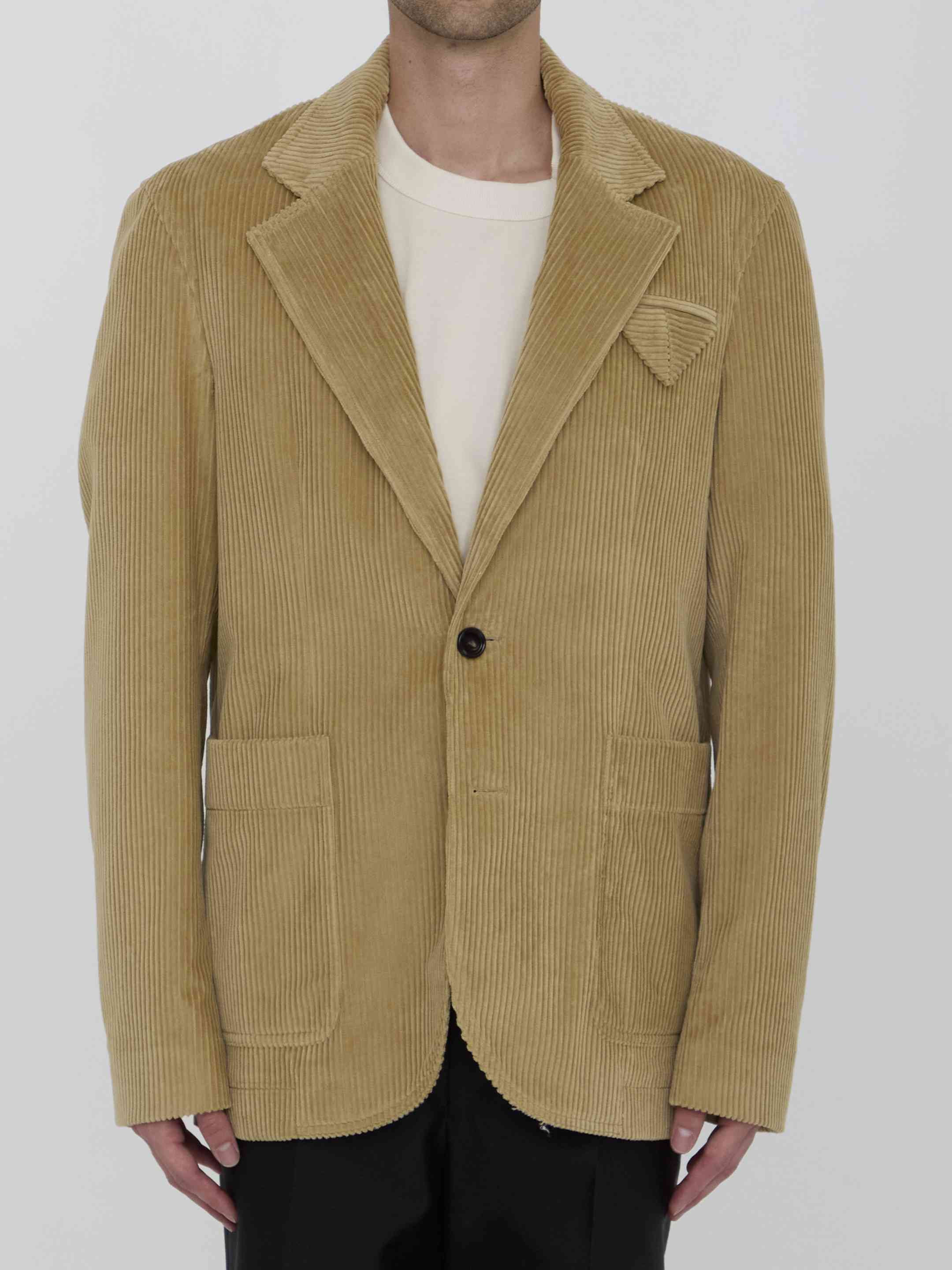 Bottega Veneta Men Corduroy Jacket - 1