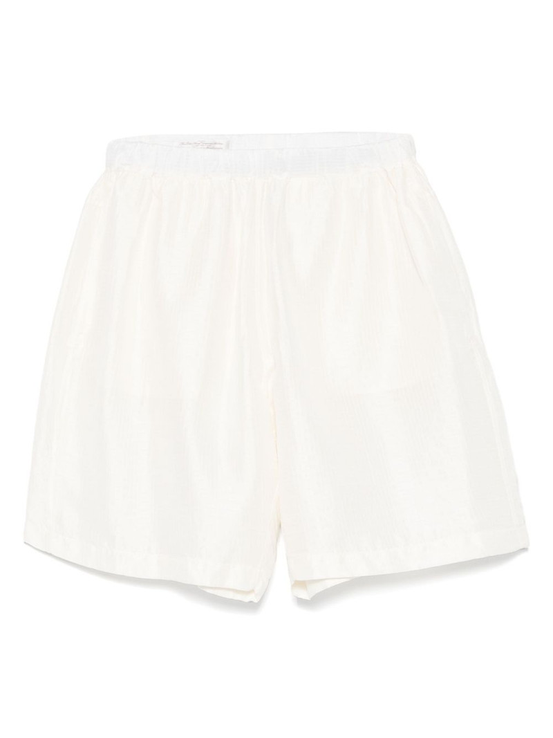 patterned-jacquard shorts 1
