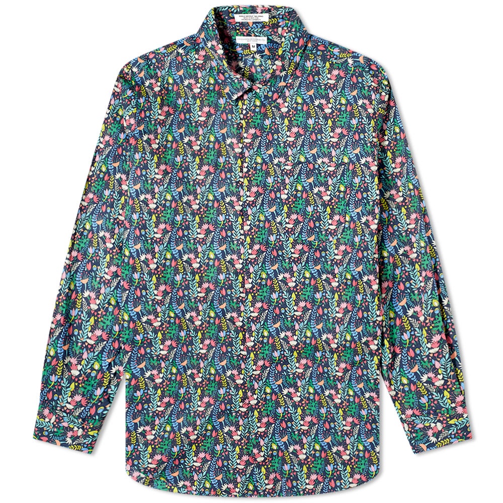 Engineered Garments Floral Short Collar Shirt - 1