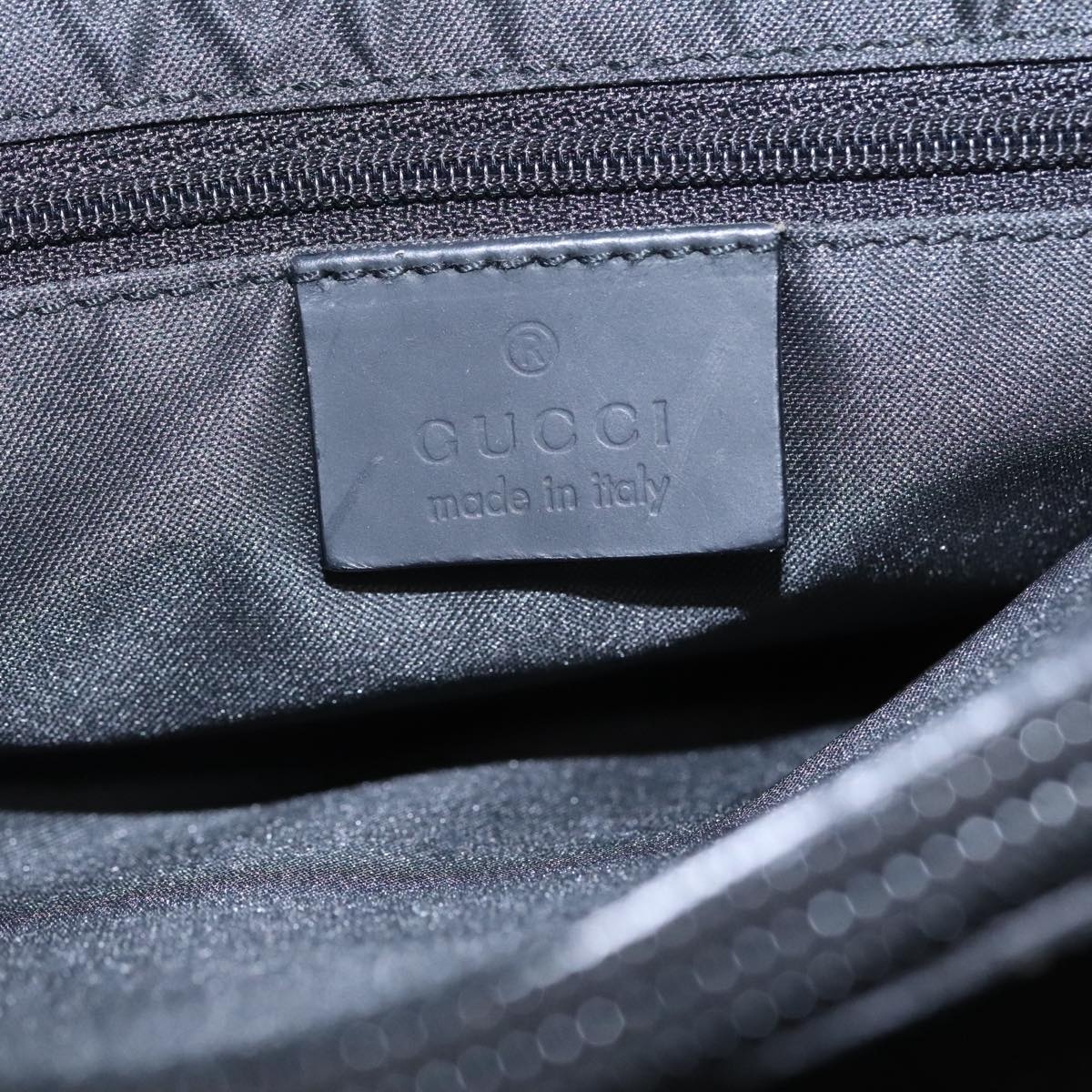 GUCCI Bamboo GG Canvas Hand Bag Nylon Black Silver 002 1016 002 1016 - 15