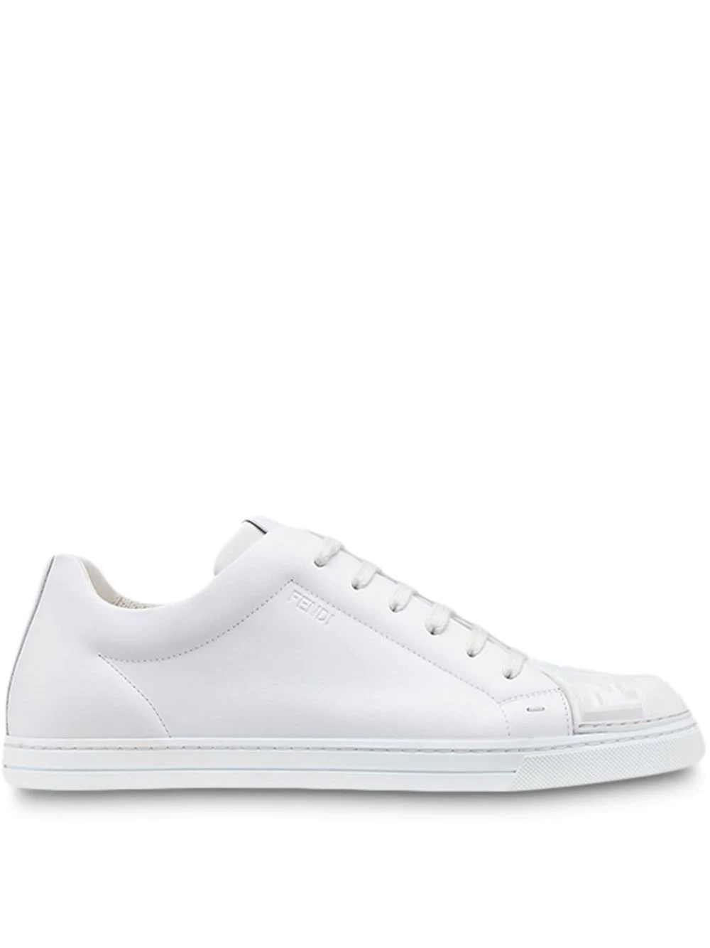 crisscross FF straps slip-on sneakers - 1