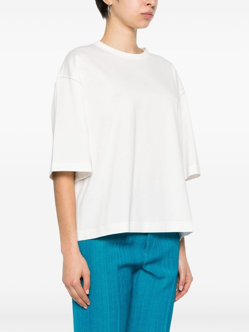 chain-detailed cotton T-shirt 3