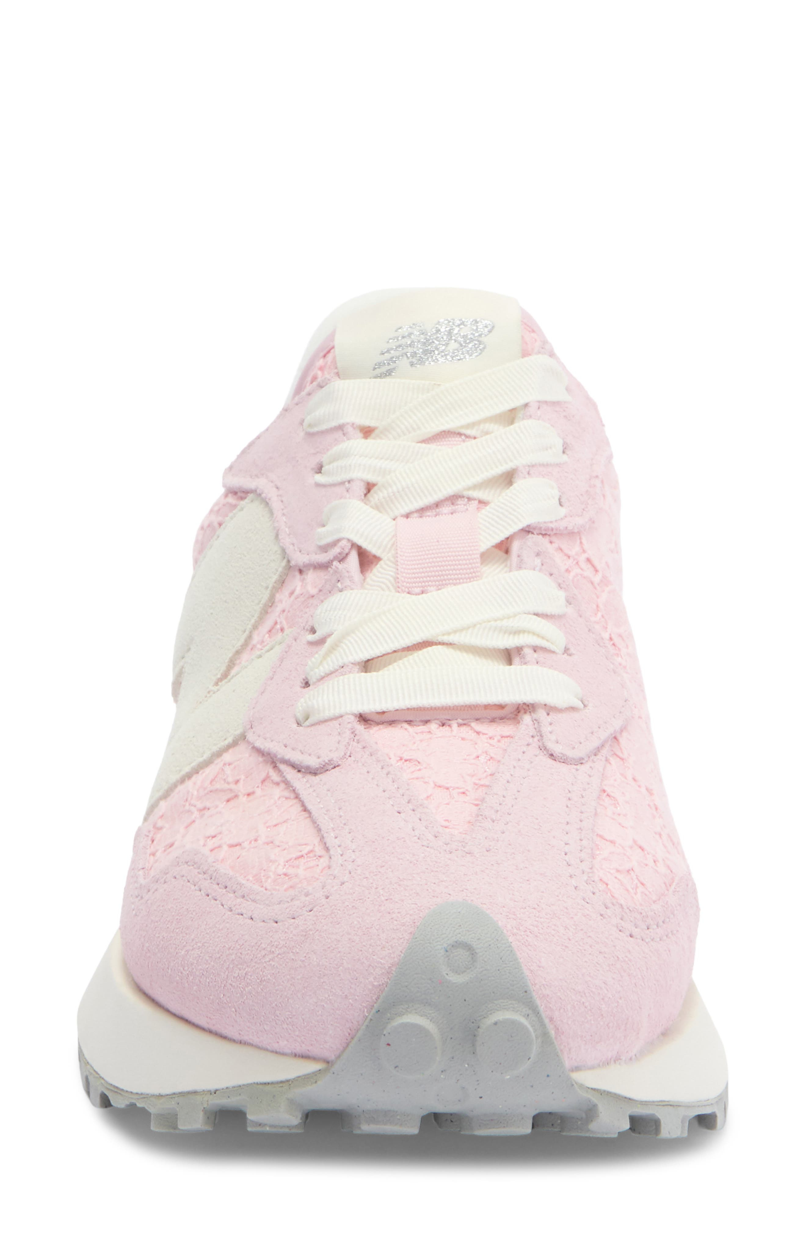 New Balance 327 Lace Sneaker in Rose Sugar/Sea Salt at Nordstrom - 4