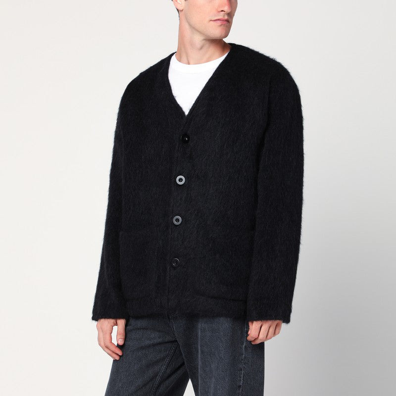 Our Legacy Black Wool-Blend Cardigan Men - 1